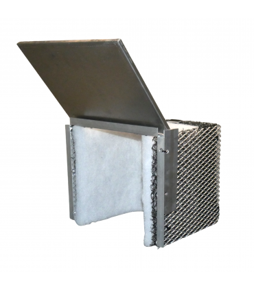 Pre-filtration box essential for the proper functioning of PETRO-PIPE filters