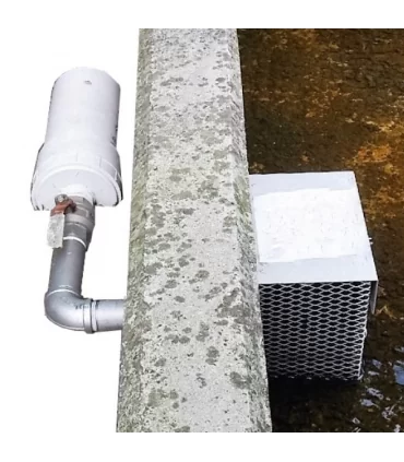 PI616M2 and PFB installed in a concrete sump for oil drainage
