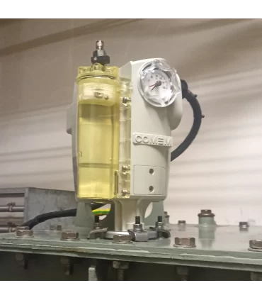 Installation of the RIS2 safety detector on oil transformers continuous monitoring of the conditions TECHNIKELEC