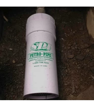 Installation of a PETRO-PIPE in the lower section to evacuate waste water containing natural esters