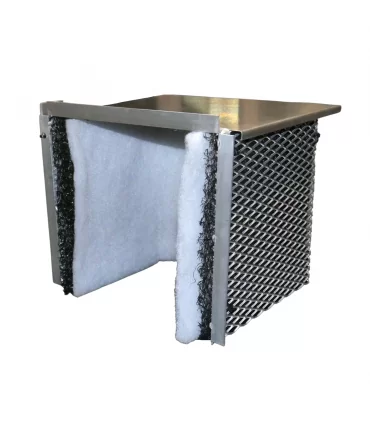PFB pre-filter to reduce the risk of clogging the TECHNIKELEC P-PIPE filter