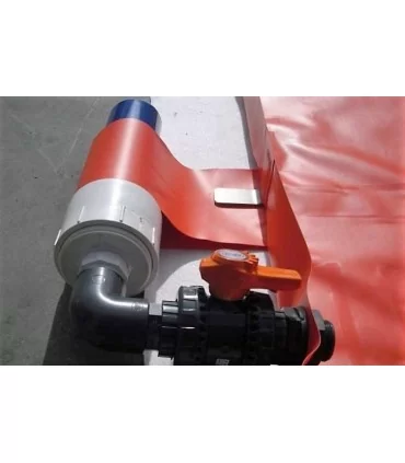 Installation of a PETRO-PIT set on a SANERGRID TRFLEX flexible tank
