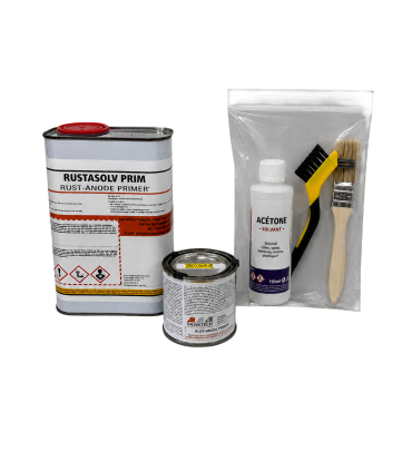 KIT D'APPLICATION AVEC SOLVANT POUR PROTECTION ANTICORROSION GALVAGRID®